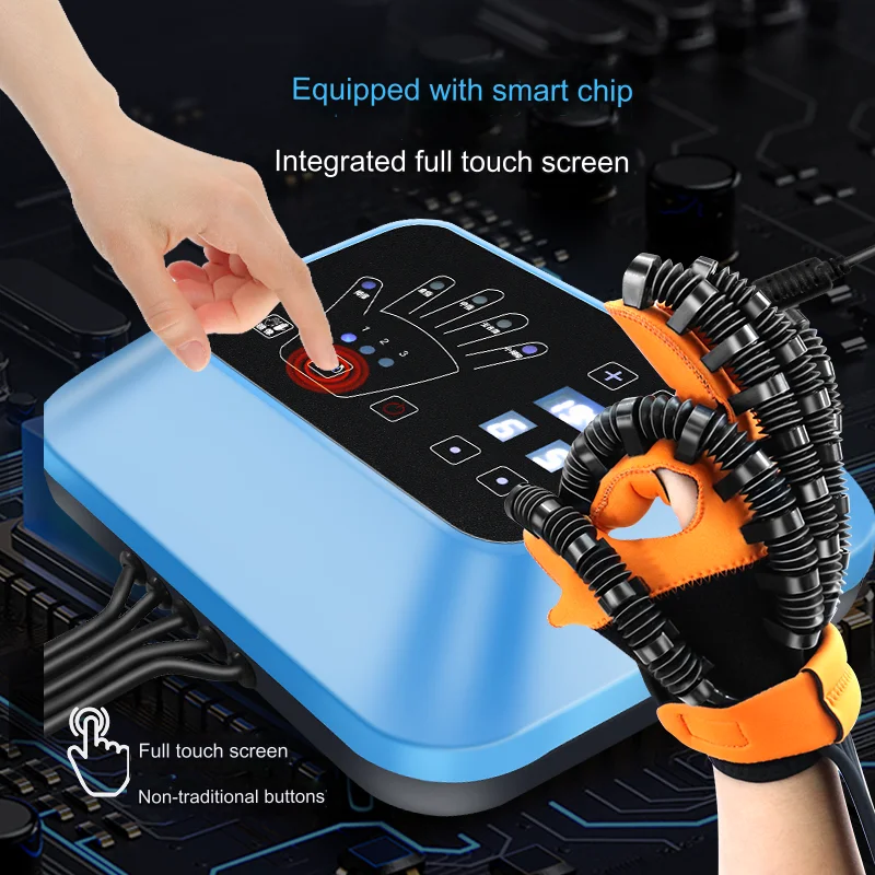 Portable rehabilitation robot Gloves Stroke Hemiplegia Cerebral Infarction Trainer Finger Exerciser Hand Function Repair
